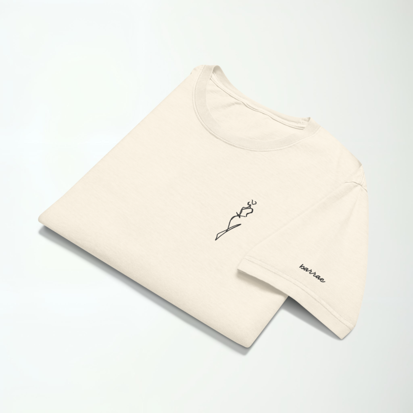 Muse Luxe Oversize Tee - Cream